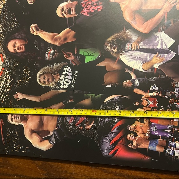 WWF Superstar wooden photo - Picture 6 of 7